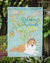11 x 15 1/2 in. Polyester Welcome Friends Collie Garden Flag 2-Sided 2-Ply