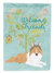 11 x 15 1/2 in. Polyester Welcome Friends Collie Garden Flag 2-Sided 2-Ply