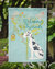 11 x 15 1/2 in. Polyester Welcome Friends Harlequin Great Dane Garden Flag 2-Sided 2-Ply