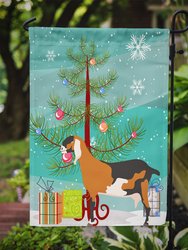 11" x 15 1/2" Polyester Anglo-nubian Nubian Goat Christmas Garden Flag 2-Sided 2-Ply
