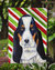 11" x 15 1/2" Polyester Basset Hound Candy Cane Holiday Christmas Garden Flag 2-Sided 2-Ply