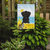 11" x 15 1/2" Polyester Black Labrador Summer Beach Garden Flag 2-Sided 2-Ply