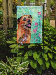 11" x 15 1/2" Polyester Border Terrier Garden Flag 2-Sided 2-Ply