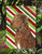 11" x 15 1/2" Polyester Chesapeake Bay Retriever Candy Cane Holiday Christmas Garden Flag 2-Sided 2-Ply