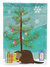11" x 15 1/2" Polyester Eurasian Beaver Christmas Garden Flag 2-Sided 2-Ply