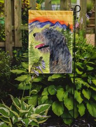 11" x 15 1/2" Polyester Irish Wolfhound Garden Flag 2-Sided 2-Ply