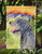 11" x 15 1/2" Polyester Irish Wolfhound Garden Flag 2-Sided 2-Ply