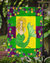 11" x 15 1/2" Polyester Mardi Gras Mermaid Garden Flag 2-Sided 2-Ply
