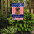 11" x 15 1/2" Polyester Patriotic USA Pug Brown Garden Flag 2-Sided 2-Ply