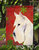 11" x 15 1/2" Polyester Scottish Terrier Red Snowflakes Garden Flag 2-Sided 2-Ply