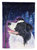 11" x 15 1/2" Polyester Starry Night Border Collie Garden Flag 2-Sided 2-Ply