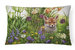 12 in x 16 in  Outdoor Throw Pillow April Fox by Debbie Cook Canvas Fabric Decorative Pillow