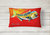 12 in x 16 in  Outdoor Throw Pillow Danny Dolphin Fish Canvas Fabric Decorative Pillow