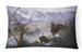 12 in x 16 in  Outdoor Throw Pillow Eagles by Daphne Baxter Canvas Fabric Decorative Pillow