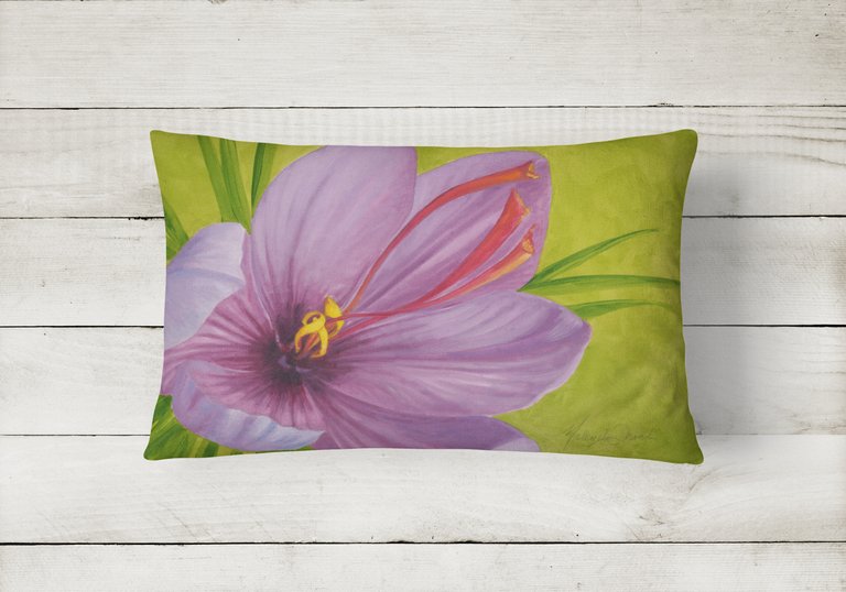 12 in x 16 in  Outdoor Throw Pillow Floral by Malenda Trick Canvas Fabric Decorative Pillow
