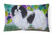 12 in x 16 in  Outdoor Throw Pillow Japanese Chin Canvas Fabric Decorative Pillow