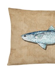 12 in x 16 in  Outdoor Throw Pillow Mullet Canvas Fabric Decorative Pillow