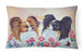 12 in x 16 in  Outdoor Throw Pillow Papillon Canvas Fabric Decorative Pillow