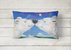 12 in x 16 in  Outdoor Throw Pillow Polar Bears Polar Kiss by Debbie Cook Canvas Fabric Decorative Pillow