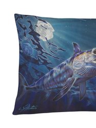 12 in x 16 in  Outdoor Throw Pillow Prince Of Darkness Swordfish Canvas Fabric Decorative Pillow