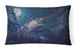 12 in x 16 in  Outdoor Throw Pillow Prince Of Darkness Swordfish Canvas Fabric Decorative Pillow