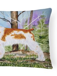 12 in x 16 in  Outdoor Throw Pillow Setter Canvas Fabric Decorative Pillow