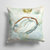 14 in x 14 in Outdoor Throw Pillow Fabric Decorative Pillow