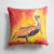 14 in x 14 in Outdoor Throw PillowBrown Pelican Hot and Spicy Fabric Decorative Pillow