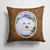 14 in x 14 in Outdoor Throw PillowCoton de Tulear Fabric Decorative Pillow