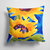 14 in x 14 in Outdoor Throw PillowFlower - Sunflower Fabric Decorative Pillow