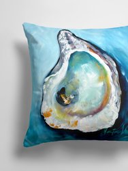 14 in x 14 in Outdoor Throw PillowOyster J Mac Fabric Decorative Pillow