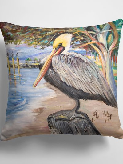 Caroline's Treasures 14 in x 14 in Outdoor Throw PillowPelican Bay Fabric Decorative Pillow product