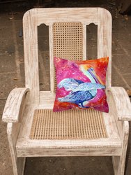 14 in x 14 in Outdoor Throw PillowPelican Fabric Decorative Pillow