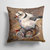 14 in x 14 in Outdoor Throw PillowPiping Plover Fabric Decorative Pillow