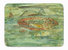 19 in x 27 in Abstract Red Fish Machine Washable Memory Foam Mat