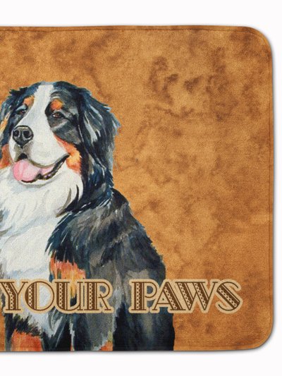Caroline's Treasures 19 in x 27 in Bernese Mountain Dog Wipe your Paws Machine Washable Memory Foam Mat product