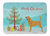 19 in x 27 in Bloodhound Merry Christmas Tree Machine Washable Memory Foam Mat