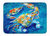 19 in x 27 in By Chance Crab Machine Washable Memory Foam Mat
