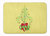 19 in x 27 in Christmas Tree Fleur de lis Machine Washable Memory Foam Mat