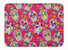 19 in x 27 in Day of the Dead Pink Machine Washable Memory Foam Mat