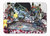 19 in x 27 in Fish and Beers from New Orleans Machine Washable Memory Foam Mat