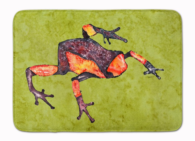 19 in x 27 in Frog Machine Washable Memory Foam Mat