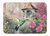 19 in x 27 in Garden Gazebo Hummingbird Machine Washable Memory Foam Mat