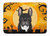 19 in x 27 in Halloween French Bulldog Machine Washable Memory Foam Mat