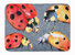 19 in x 27 in Lady Bug Multiple Machine Washable Memory Foam Mat