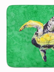 19 in x 27 in Loggerhead Turtle  Dancing Machine Washable Memory Foam Mat