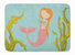 19 in x 27 in Mermaid and Cat Underwater Machine Washable Memory Foam Mat