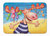 19 in x 27 in Moose on the Beach Machine Washable Memory Foam Mat