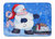 19 in x 27 in My Friends Can Ride Too Snowman Machine Washable Memory Foam Mat