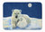 19 in x 27 in Polar Bears Moonlight Snuggle Machine Washable Memory Foam Mat